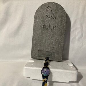 Vintage 1990s Swatch glow in the dark Halloween watch